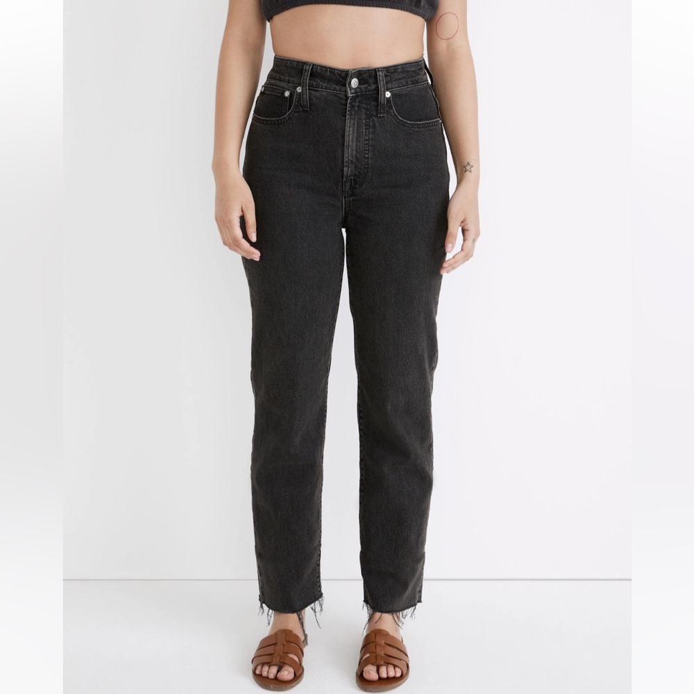 30 / Madewell curvy perfect vintage straight jean lunar wash